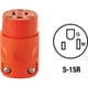 thumbnail image 3 of Conector de puesta a tierra Leviton Commercial/Residencial PVC 5-15R, 3 of 4