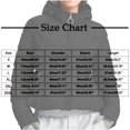 thumbnail image 3 of Inleife Short Jackets for Women Fall And Winter Clothing Solid Color Hooded Zipper Windproof Warm Coat, 3 of 6