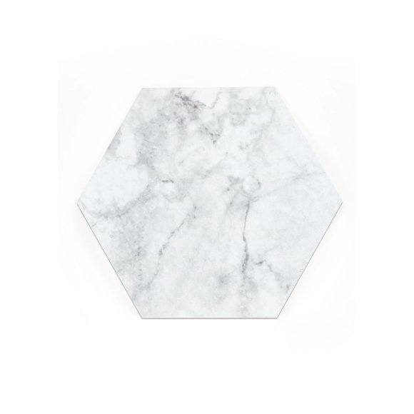 FloorPops Milena Peel and Stick Hexagon Floor Tiles Set of 20