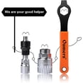 thumbnail image 2 of Bike Crank Extractor/Arm Remover and Bottom Bracket Remover with 16mm Spanner/Wrench. Professional Bicycle Repair Tool Kit, 2 of 7