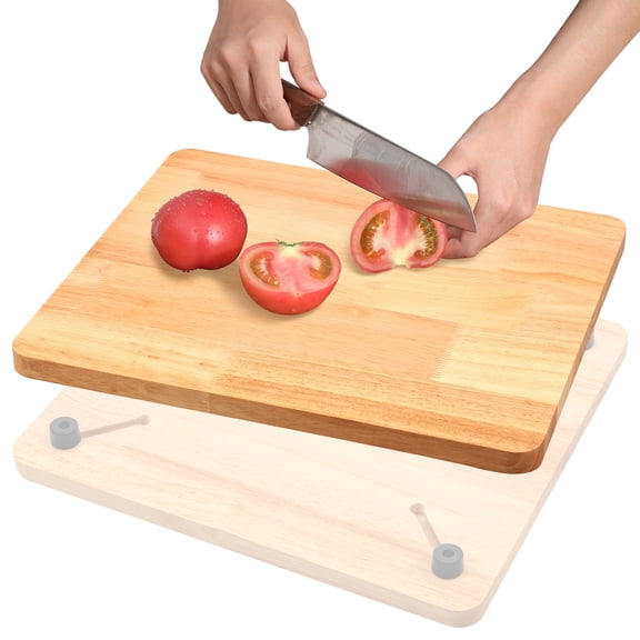 Ikoopy RV Sink Cover Cutting Board Wood Camper Chopping Board with Adjustable Legs and Non Slip Silicone Feet for RV Camper Boats