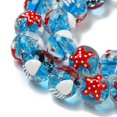 thumbnail image 3 of Handmade Lampwork Beads Round with Jellyfish/Starfish Red 10.5~11x12.5~13.5x11.5~12.5mm Hole: 1.2~1.4mm 20pcs, 3 of 4