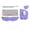 purple, variant on Unbranded Angel Wing Memory Foam Mouse, Keyboard Wrist Rest with Mouse Pad, Blue