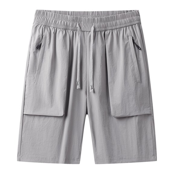 yillto L-5xl Shorts for Mens Big and Tall Lightweight Athletic Cargo Shorts Running Hiking Loose Summer Pants