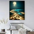 thumbnail image 7 of Moon Diamond Art Kits for Adults Beginners, DIY 5D Moonlight Beach Diamond Art Kits for Home Wall Decor 12 x 16 Inch, 7 of 7