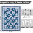 thumbnail image 3 of Extra Large Picnic Blankets Waterproof Foldable (60"x 80") Beach Blanket Waterproof Sandproof,3-Layer Thicking Mat Outdoor Packable Camping Blanket, 3 of 6