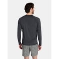 thumbnail image 3 of Laguna Men's Marble Knit Sun Top with Long Sleeves, Sizes M-2XL, 3 of 5
