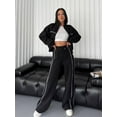 thumbnail image 6 of Striped Long Sleeved Zippered Jacket Set (S, DeepLakeBlue), 6 of 6