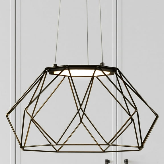 Luxury Minimalist Pendant, Matte Black, UHP4581