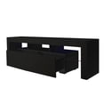 thumbnail image 5 of "Modern Black TV Stand, 20 Colors LED TV Stand w/Remote Control Lights", 5 of 9