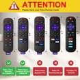 thumbnail image 7 of Fintie Protective Case for Roku Voice Remote Pro (2nd Edition), CaseBot Lightweight Anti Slip Kids-Friendly Shockproof Silicone Remote Cover for Roku Ultra 2024 / Roku RCB1R Controller, Red, 7 of 7