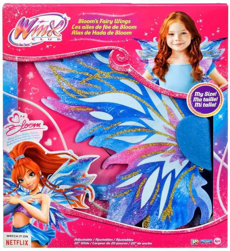 Winx Club Bloom Fairy  My Size Fairy Wings Dress Up Assortment by Playmates Toys