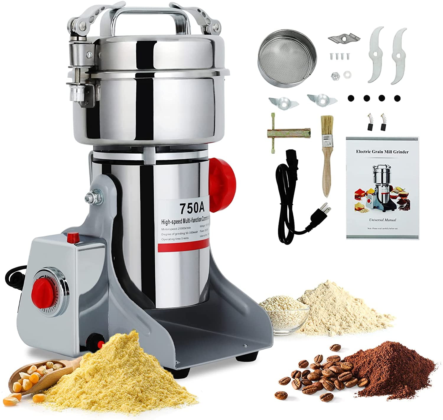 high speed dry masala grinder