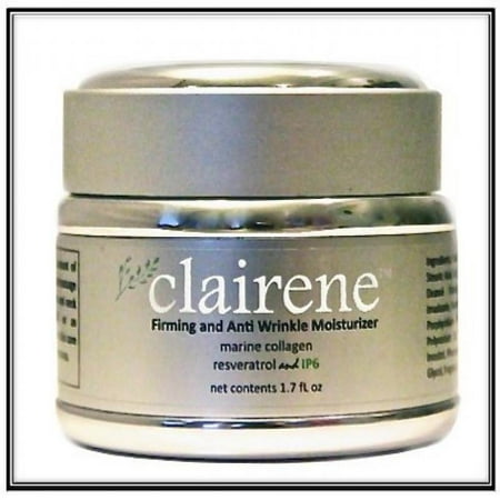Clairene Firming Moisturizer - Best Anti Aging Cream - Potent Anti Aging Cream For Face- the BEST Collagen Cream - Marine Collagen - Resveratrol - Liftogen - IP6 Inositol- Peptides - Matrixyl 3000 - (Best Drug Store Anti Aging)