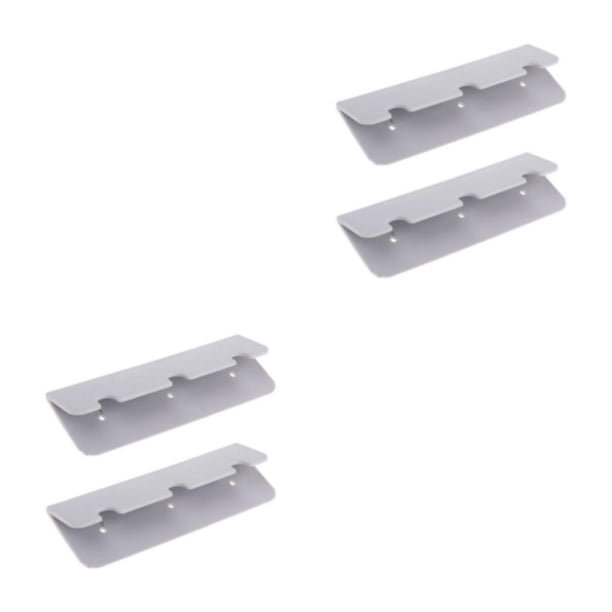 Sidaley Clips de gancho de asiento duraderos Ganchos de soporte de soporte de barco de pesca portátil Accesorio de balsa de bote inflable Gris 2piezas