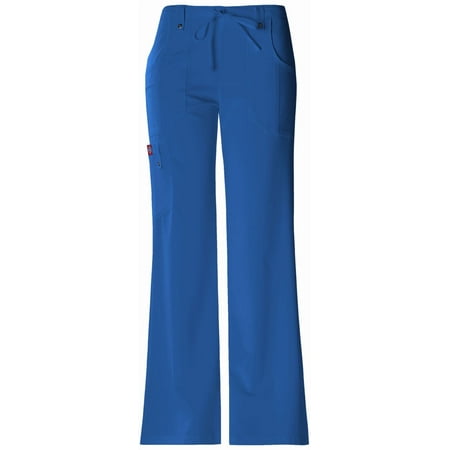 Dickies EDS Essentials Scrubs Pant for Women Mid Rise Straight Leg Drawstring DK010