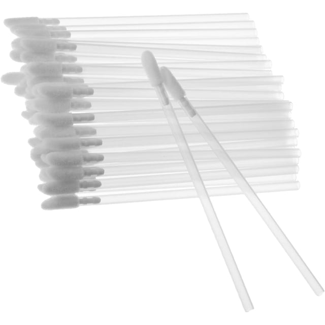 Makeup Disposable Lip Plastic Cement Brush Wands Applicator Lip Gloss Tools Lipstick Applicator Wands 200pcs