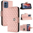 thumbnail image 6 of Premium PU Leather Wallet for Motorola Moto G Play 4G 2024 – Multifunctional Case with Kickstand Card Slots Cash Pocket Wrist Strap Chic Durable Handbag Styled Cover for Moto G Play 4G 2024, Coralpink, 6 of 7