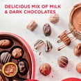 thumbnail image 3 of Whitman's Sampler Valentine's Day Red Floral Heart Assorted Milk & Dark Chocolate Candy Gift Box, 10.3 oz., 3 of 8