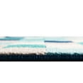 thumbnail image 4 of Rugs.com Azalea Collection Rug – 3 Ft Round Teal Medium Rug Perfect For Kitchens, Dining Rooms, 4 of 6