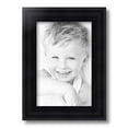 thumbnail image 2 of ArtToFrames 8" x 12" Satin Black Reverse Step Picture Frame, 8x12 inch Black Wood Poster Frame (WOM-1419), 2 of 7