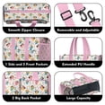 thumbnail image 3 of Teacher Tote Bag,Colorful Princess Flower Fairy Pattern Teacher Utility Tote Bag,Large Work Tote Bags for Women with Multiple Pockets,Top Zipper Closure,13.8x10.6x6.7 Inch, 3 of 5