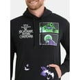 thumbnail image 4 of Nightmare Before Christmas Men's and Big Men's Front Back Graphic Hoodie, Sizes XS-3XL, 4 of 5