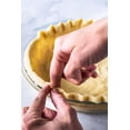thumbnail image 1 of Clear Deep Pie Dish Glass Bakeware Oven Safe Microwave Refrigerator Freezer Safe Transparent Baking Dish Stackable Dishwasher Safe, 1 of 5