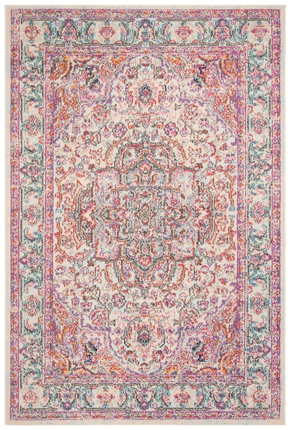 SAFAVIEH Madison Edwyna Traditional Distressed Area Rug
