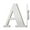 Silver, variant on Lolynie 3D Acrylic Large Letter Wall Stickers - Self Adhesive Home Decor Letter Art For Diy Room Decor