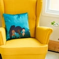 thumbnail image 5 of Pardon My Fro Genesis Teal Decorative Throw Pillow, Faux Micro Mink Suede, 18"x18", 1-Piece, 5 of 5