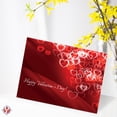 thumbnail image 3 of Happy Valentine’s Day Greeting Cards and Envelopes, Beautiful and Romantic Small Scattered Love Hearts Greetings for Husband, Wife, Boyfriend, or Girlfriend | 4.25 x 5.5” (A2 Size) | 25 per Pack, 3 of 6