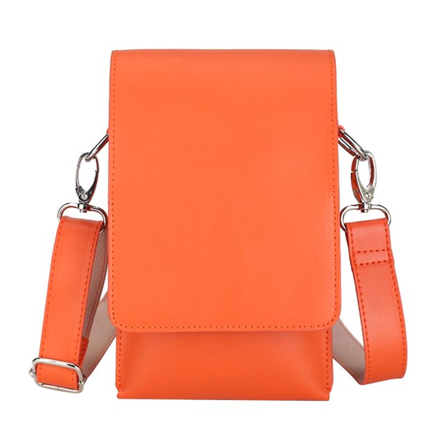 Bolsa de mensajero de peluquería Cinturón de cuero de PU para naranja Colcomx Riñonera de peluquería