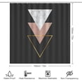 thumbnail image 2 of 4Pcs Elegant Pink & Gold Shower Curtain Sets, Bathroom Set Decor with Non-Slip Bath Mat, Toilet Lid Rug and Contour Mat, 72 x 72inch, 2 of 8