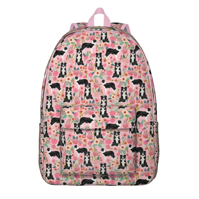 Abstract Dog Art Travel Backpack – Lightweight Oxford Backpack with Large Capacity and Anti-theft Features for Daily Commuting, Outdoor Activities, and School