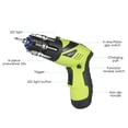 thumbnail image 2 of Amdohai 12-Piece 3. Rechargeable Cordless Screwdriver Kit 1/4 Inch Drive 6N.m Power Screwdriver Set with Extension Screwdriver Bits Sockets LED Light Two-position Handle, 2 of 7