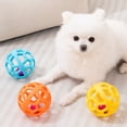thumbnail image 2 of Jouet pour Animal en Forme de Balle Creuse avec Clochette Intégrée, Jouet pour Animal Résistant aux Morsures en Matériau TPR Souple, Jouet Interactif pour Chien, Jouet pour Chien Anti-Ennui, 2 of 7