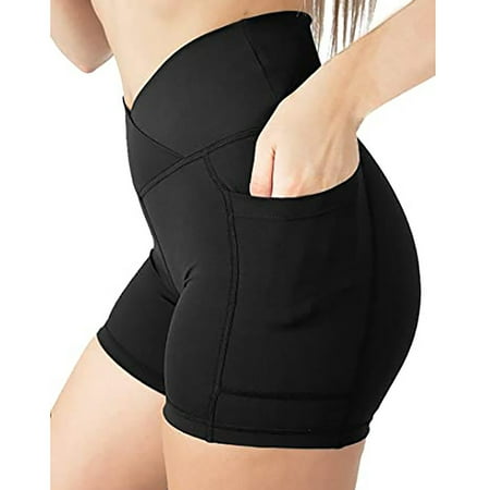 

Biker Shorts for Women High Waist Yoga Shorts for Women with Pockets Athletic Shorts for Women Running Gym Short