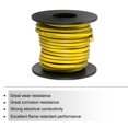 thumbnail image 3 of Silicone Wire 14AWG 14 Gauge Flexible Tinned Copper Standard High-Temperature Hookup Wire Yellow 7.5m/25ft, 3 of 6