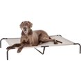 thumbnail image 1 of Cama elevada transpirable para perros con marco de metal para perros grandes, 130 x 79 x 20 cm, gris, 1 of 7