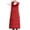 Red, variant on Lindreshi Puffer Vest for Women Clearance Fashion Women Pocket Coat Long Jacket Winter Sleeveless Down Cotton Waistcoat