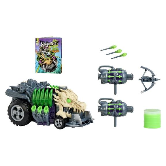 Ninjombie Vehicle, Ninja Zombie with Slime, Ages 3 