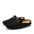 thumbnail image 3 of Spring Summer New Men's Casual Loafers Breathable Leather Flats Slippers Comfort Driving Shoes Moccasins Outdoor Walking Shoes, 3 of 15