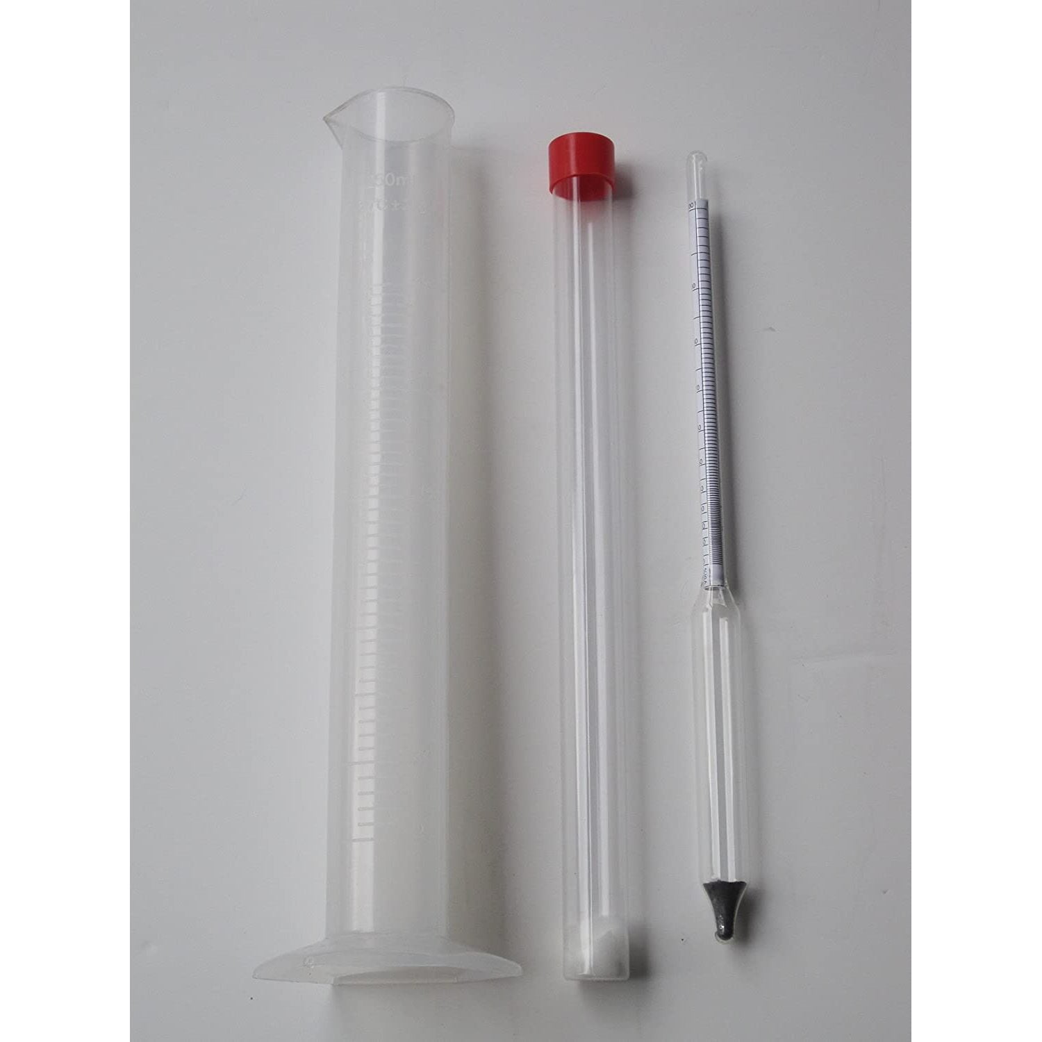 Proof and Tralle Alcohol Meter & Test Cylinder Hydrometer for Moonshine