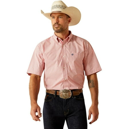 ARIAT Men's Pro Series Duke Classic Fit Shirt, Beacon, Small