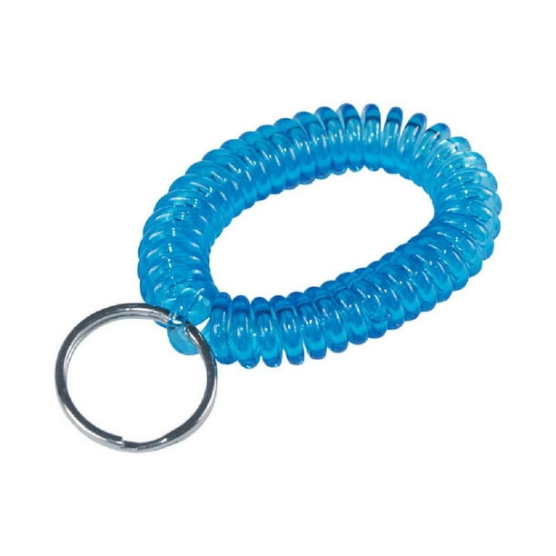 Llavero Hillman de plástico multicolor con forma de espiral para la muñeca