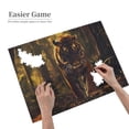 thumbnail image 2 of 1000-Piece Wooden Jigsaw Puzzle for Adults - Tiger Forest Sunlight Jungle , Fun & Relaxing Family Game, No-Dust Interlocking Pieces, Perfect Wall Decor & Holiday Gift, 2 of 7