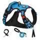 thumbnail image 1 of Arnés para perros NESTROAD, ajustable, Oxford, sin tirones, con correa, azul, 1 of 8