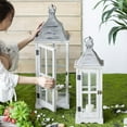 thumbnail image 3 of A&B Home Window Scape Lanterns - Gray - Set of Three-Color:Gray,Style:Classic Vintage, 3 of 6