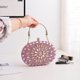 thumbnail image 1 of Bolso de noche con forma de girasol, bolso de mano para banquetes, bolso de noche, bolso con incrustaciones de diamantes, bolso de fiesta, 1 of 6